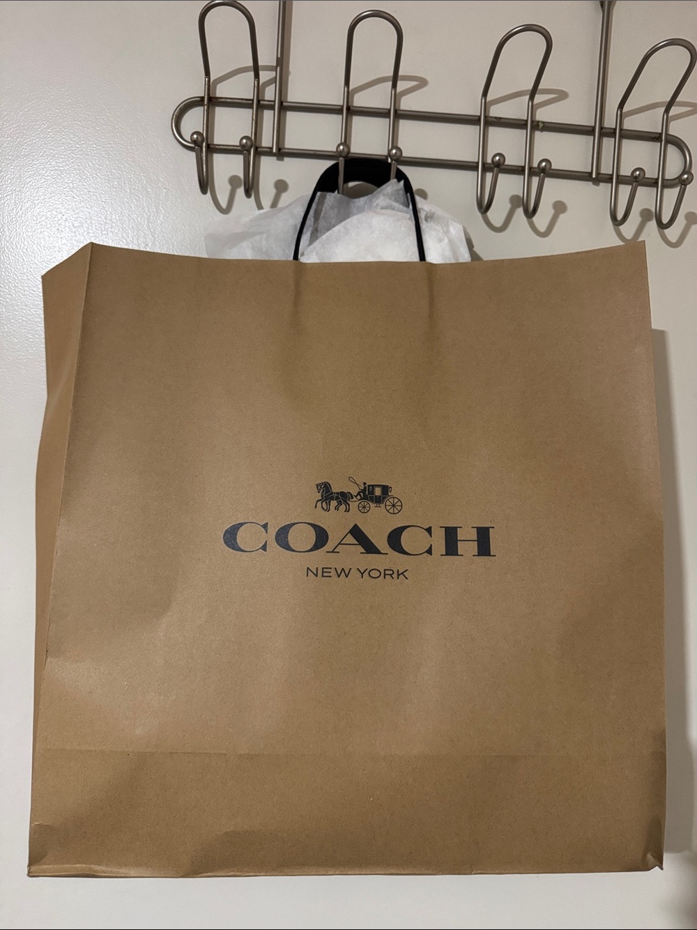 Blue Logo-Pattern Tote Bag - Designer Style - Picture 8 of 8